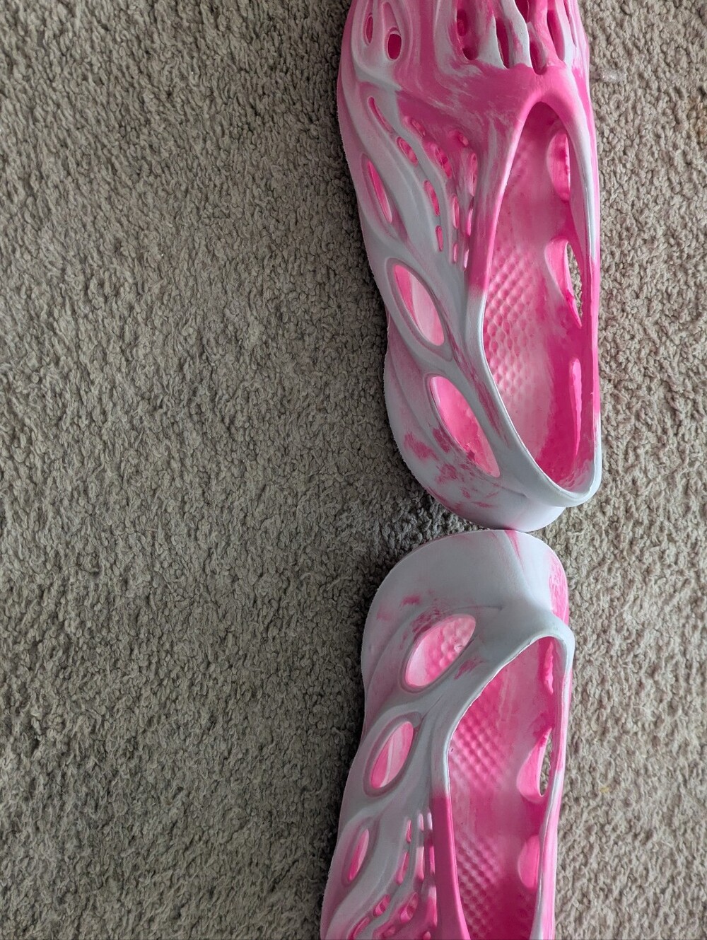 Pink Foam Slip-On Clog Shoes